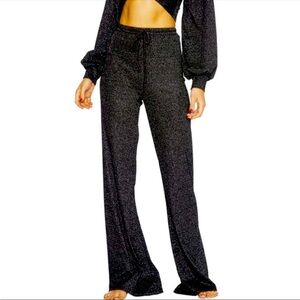 Beach Riot Black Swim Coverup Pants